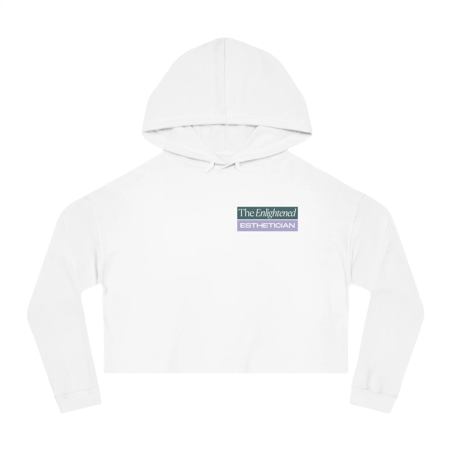 Enlightened Esthetician Cropped Hoodie